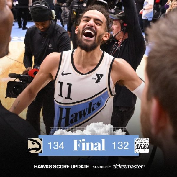 九游娱乐 杨31+10+绝杀詹眉空砍77分 老鹰险胜湖东说念主6连胜